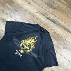 Vintage 2000’s Y2K Victory Motorcycles USA Graphic Tee